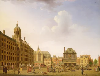 Dam tér - Amszterdam, 1782
